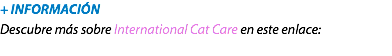 + INFORMACIÓN
Descubre más sobre International Cat Care en este enlace: 