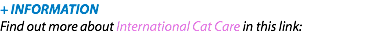 + INFORMATION
Find out more about International Cat Care in this link:
